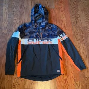 Superdry Quarter Zip Rain Jacket